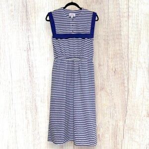 & OTHER STORIES Blue White Stripe Nautical Sailor Dress Paris Atelier Women's 8